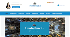 Desktop Screenshot of cuatrofincas.com